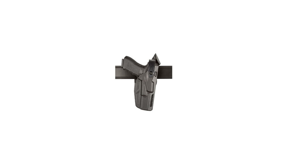 Safariland Model 7362 7TS ALS Hi-Ride Level-III Duty Glock Holster, Glock 31/Glock 17/Glock 22, Right Hand, STX Basket Weave, Black, 7362-83-481