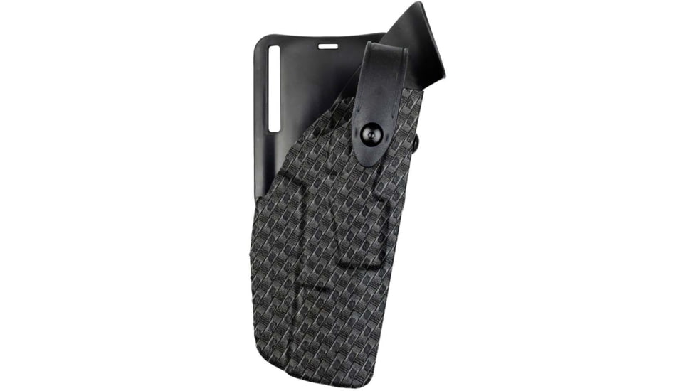 Safariland Model 7365-7TS ALS/SLS Low-Ride Level III Duty Holster, Smith &amp; Wesson M&amp;P 45 M2.0, X300U, Right, Basketweave Black, 7365-4192-481