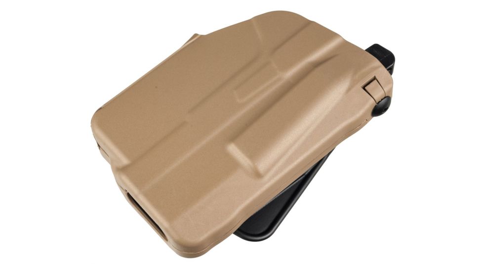 Safariland Model 7371 7TS ALS Slim Paddle Holster, Glock 43, Left Hand, STX Flat Dark Earth, 7371-895-552