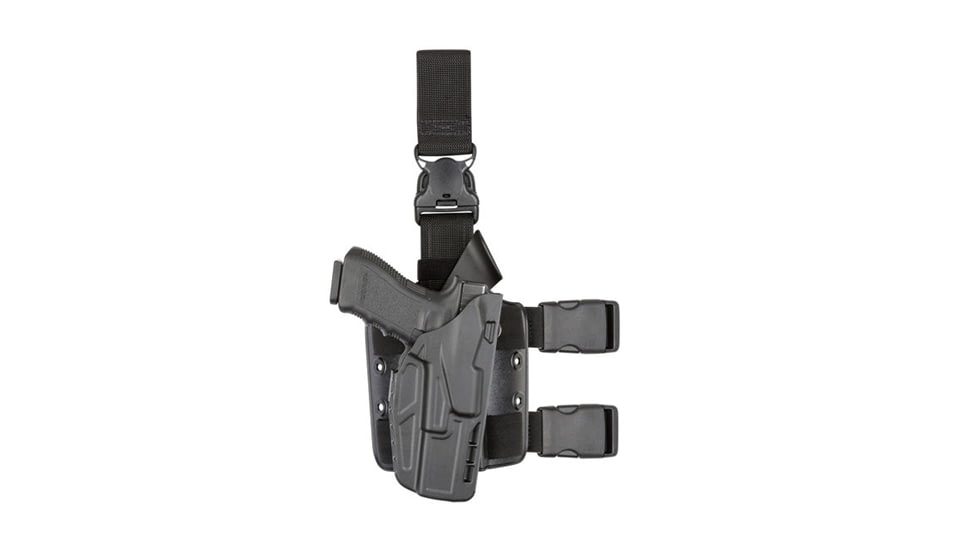 Safariland Model 7385 7ts Als Omv Tactical Holster W/ Quick Release For Sig Sauer P229 9 W/ Light, Black - 1196750