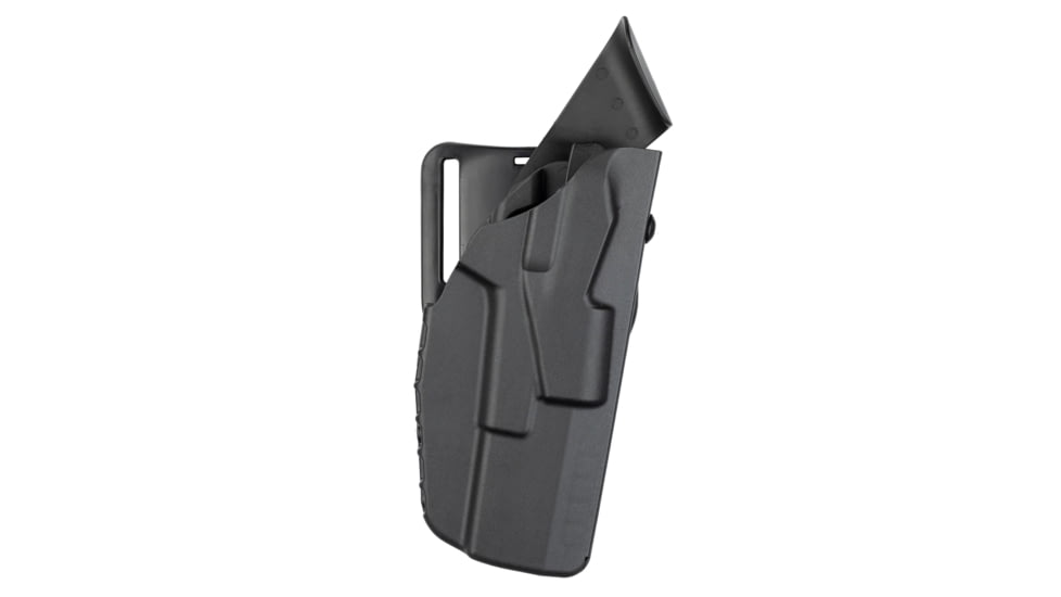 Safariland 7390 7TS ALS Mid Ride Glock Duty Holster, Right Hand, STX Plain, Black, 7390-8325-411-MS30-NH
