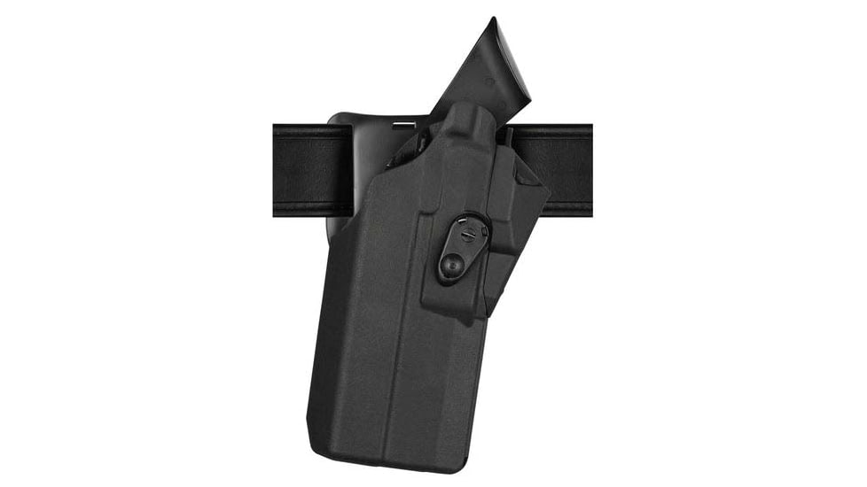 Safariland 7390RDS 7TS ALS Mid-Ride Level I Retention OWB Duty Holster, SIG Sauer P320 9C w/ Light, Left, Black, 1329451
