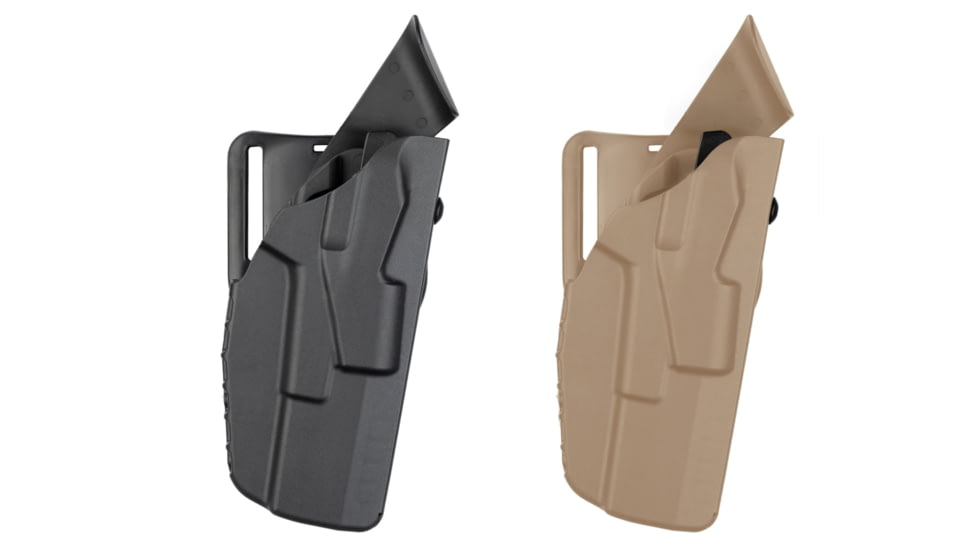 Safariland 7TS ALS Low Ride Duty Holster, Black, FDE Brown