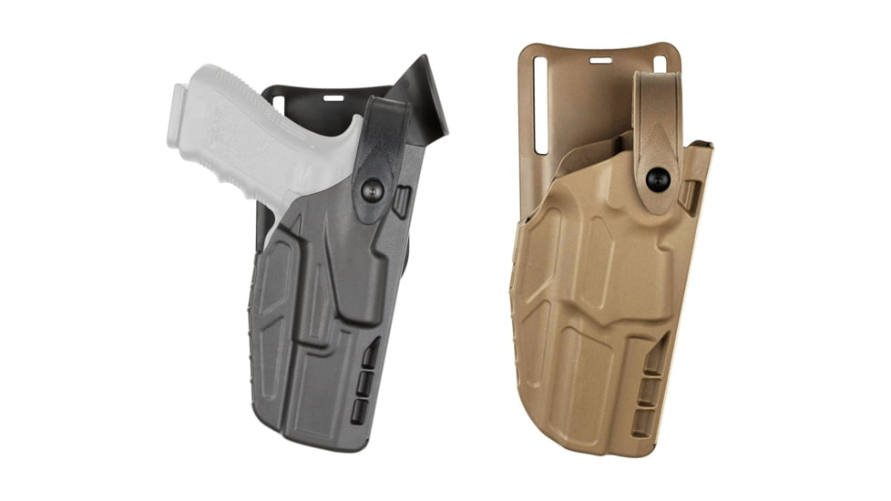 Safariland Model 7395 7TS ALS Low-Ride Level-I Duty Glock Holster, Black, Flat Dark Earth, Plain Black