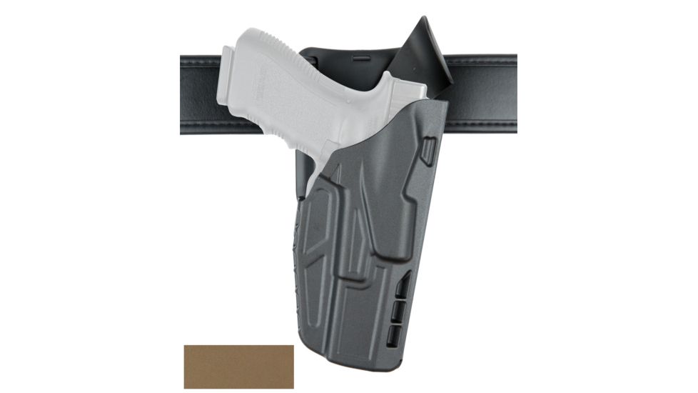 Safariland Model 7395 7TS ALS Low-Ride Level-I Duty Holster, Glock 19/23/32, Right Hand, STX Flat Dark Earth, 7395-283-551
