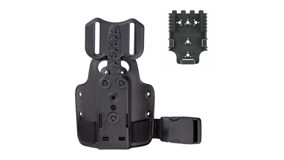Safariland Model 6004 Single Strap Leg Shroud Holster, Black, 6004-26-2