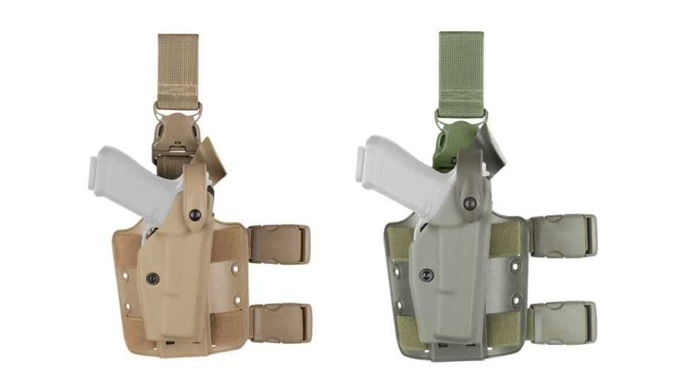 Safariland QR 6005-140 SLS Tactical Holster, Flat Dark Earth, OD Green
