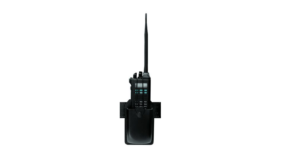 Safariland Radio Holder For Xts 5000, Black, Basketweave - 762-8-4