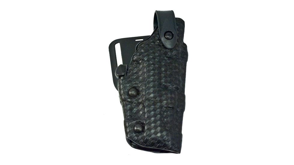 Safariland 6070 Raptor Level III UBL Holster, Glock 19/Glock 21/Glock 17/Glock 22, Right Hand, Basketweave, Black, 6070-83-81