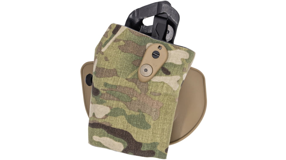 Safariland 6378RDSC STI International Staccato 4.4in OWB Paddle Holster, Right, Cordura, Duty, Multicam, 6378RDSC-15827-701