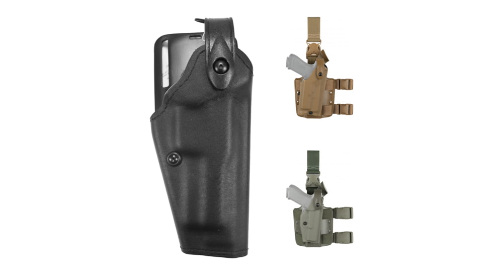 Safariland Sig P226/P220 6305 Lock QR Tactical Holster, Black, Coyote Brown, OD Green
