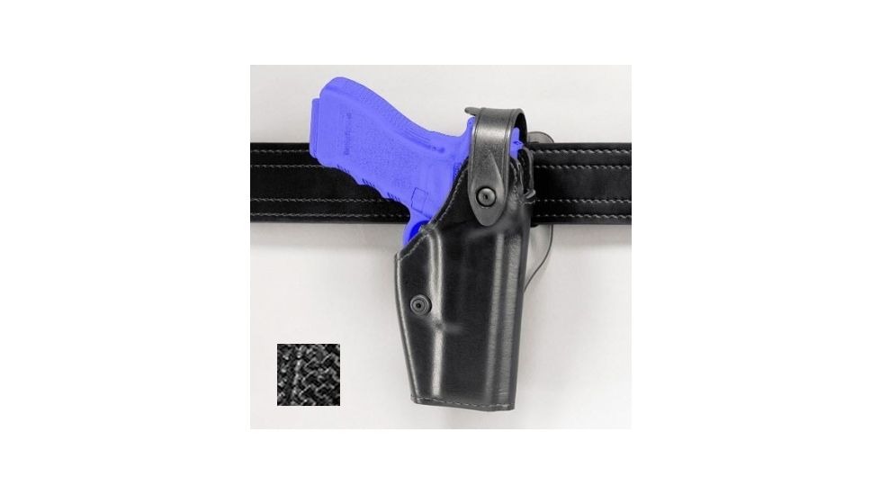 Safariland 6280 SLS Mid-Ride Level-II Retention, Sig Sauer P220R, P226R w/SF X400 4.41in., STX Black Basket Weave, Right Hand, 6280-77414-481