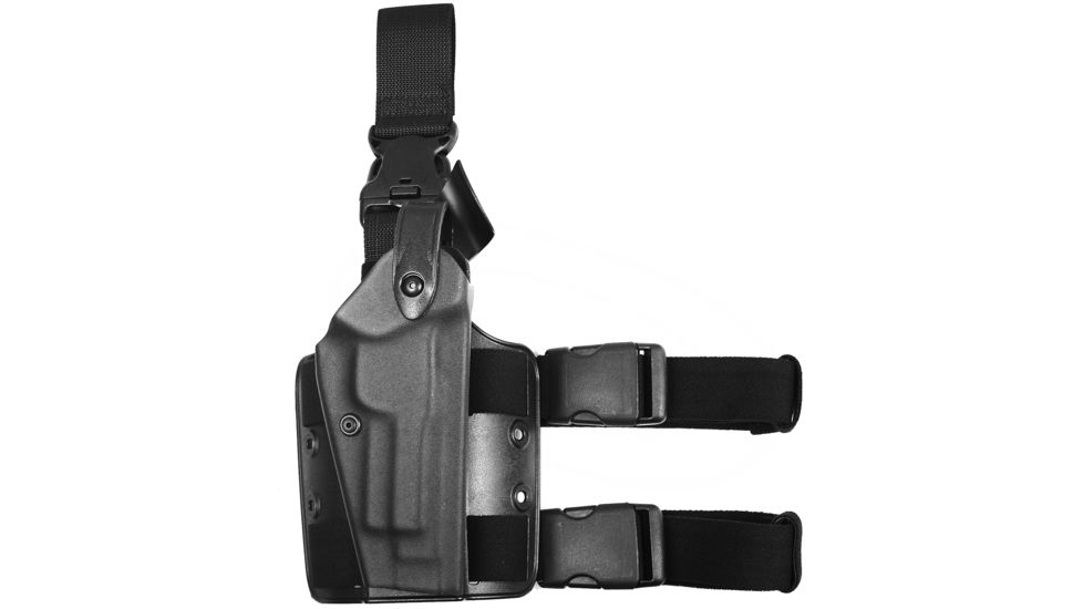 Safariland 6005 SLS Tactical Holster w/ Quick Release Leg Harness - Tactical Black, Right Hand 6005-73-121