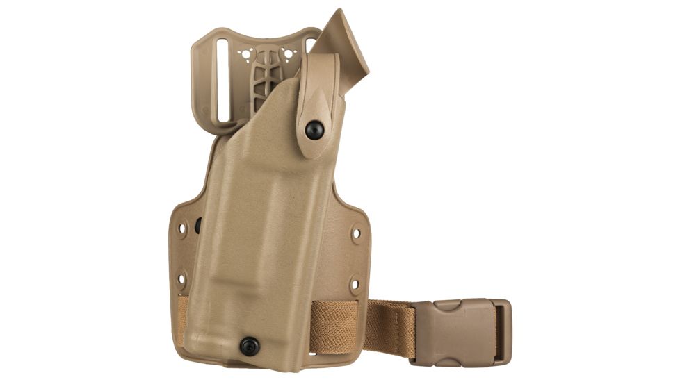 Safariland 6004 SLS Tactical Holster, Right Hand, Brown, 6004-5340-551-MS25