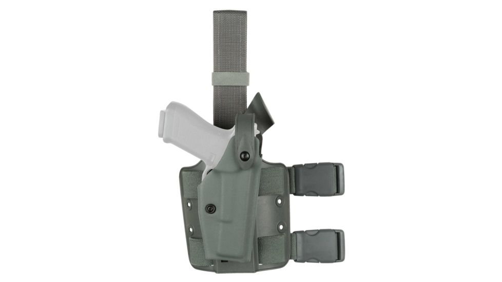 Safariland 6004 SLS Tactical Holster w/Dbl Leg Straps, Sig Sauer220/226, Foliage Green, Left Hand, No Rails, 6004-77-542