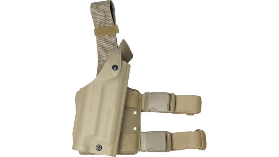 Safariland 6004 SLS Tactical Holster w/Dbl Leg Straps, H&amp;K Off Handgun For Navy-Mk 23 in.Socomin., STX Flat Dark Earth, Right Hand, 6004-94-551