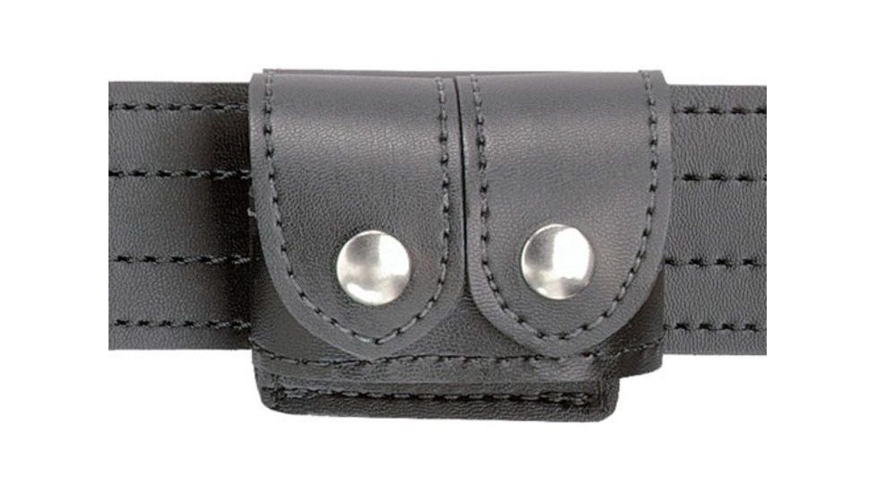 Safariland Speedloader Holder, Double, 2 Snap, S&amp;W K Frame, Ruger Security Six, Service Six, Speed Six, Taurus 66, 669, 689 340-2-22