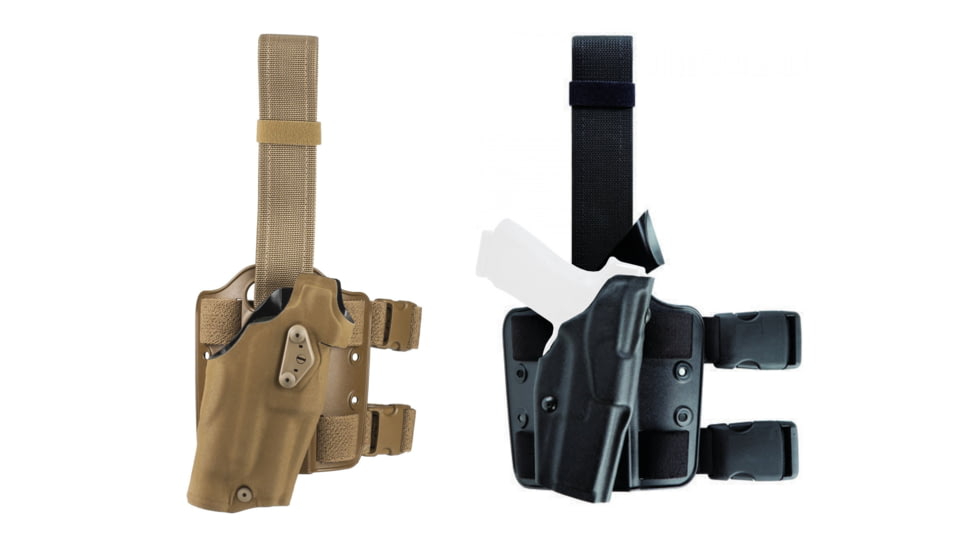 Safariland Springfield Armory 6384 OMV Tactical Holster, Black, Coyote Brown