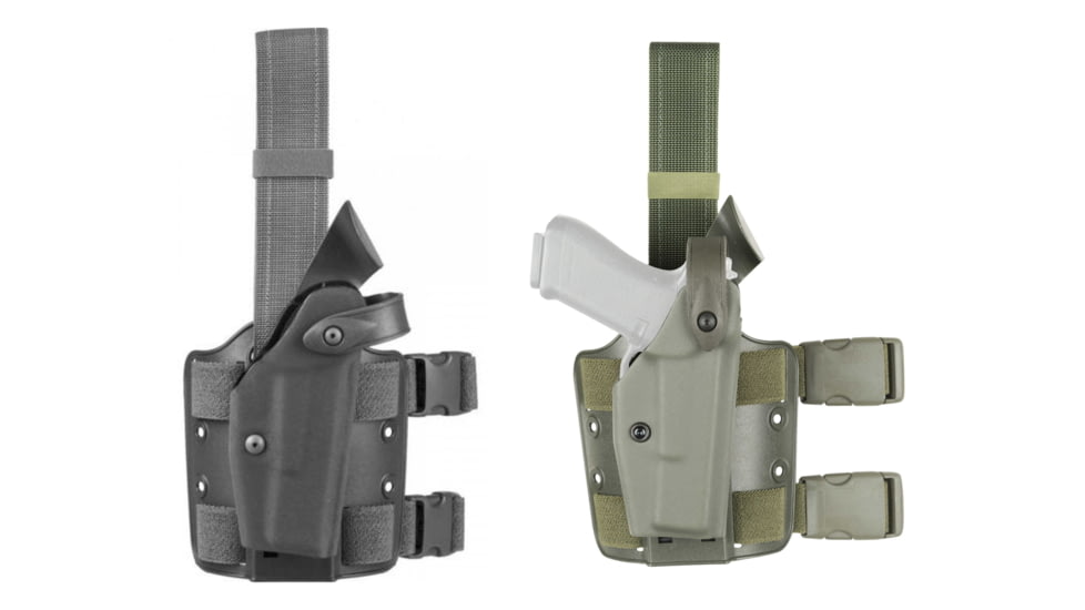 Safariland Surefire 1911 6004 SLS Tactical Holster, Black, OD Green