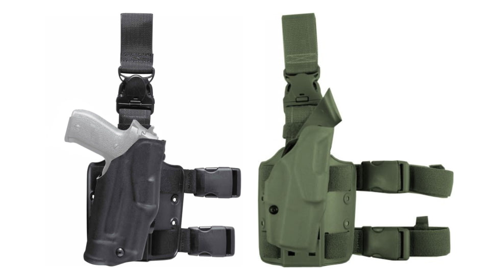Safariland S&amp;W M&amp;P 6355 Tactical Holster, Black, OD Green