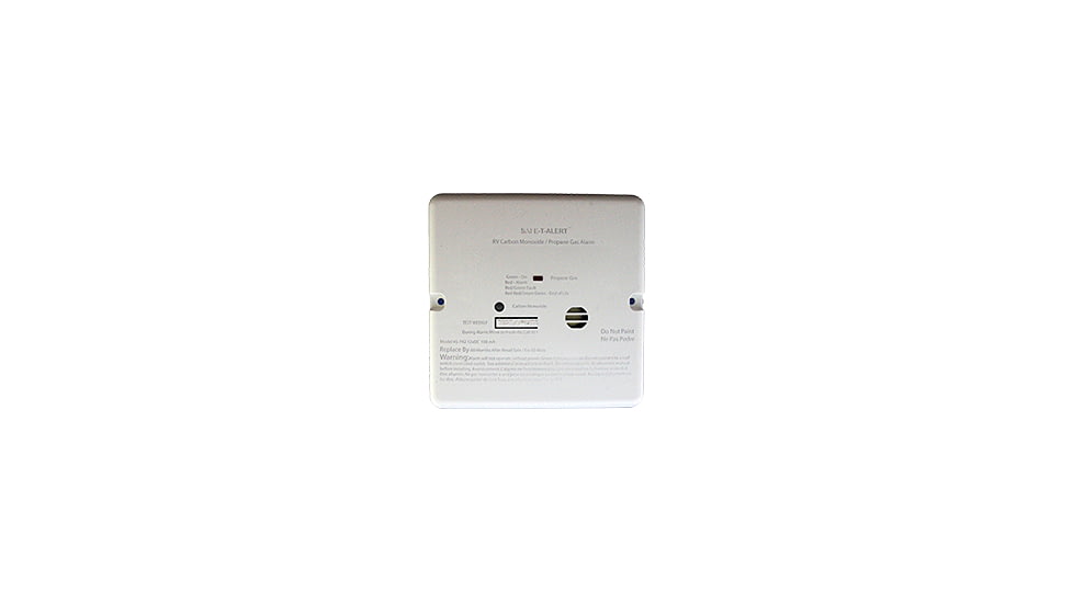 Safe-T-Alert By Mti Industries Dual Lp/Co Alarm - 12V, 45 Series Flush Mount, White, 45-742-WT