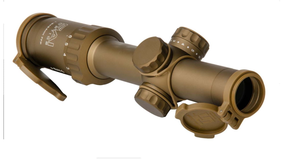 SAI Optics 1-6x24 30mm Tube Rifle Scope, FFP, BDC Reticle, 5.56 Nato, Coyote Brown, RNG16-T170-C10