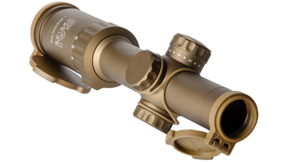 SAI Optics 1-6x24 30mm Tube Rifle Scope, FFP, BDC Reticle, 5.56 Nato, Coyote Brown, RNG16-T170-C10
