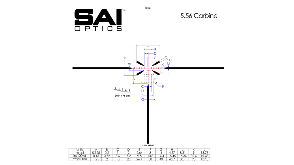 SAI Optics SAI 6 1-6x24mm Rifle Telescope w/7.62mm Ballistic Reticle, 30mm Tube, Type II Anodized, Coyote Brown, RNG16-T170-C20