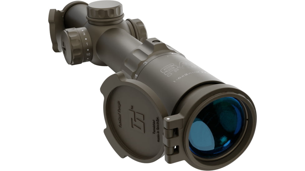 SAI Optics SAI 6 1-6x24mm Rifle Scope, 30mm, FFP, LED Rapid Aiming Reticle, Coyote Brown, RNG16-T170-C10