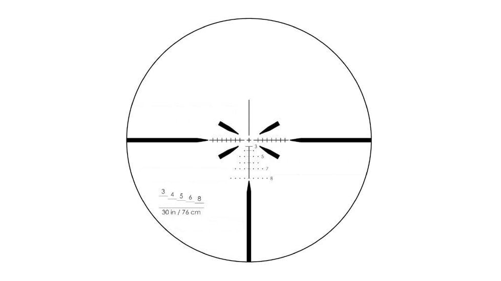 SAI Optics SAI 6 1-6x24mm Rifle Scope, 30mm, FFP, LED Rapid Aiming Reticle, Coyote Brown, RNG16-T170-C10
