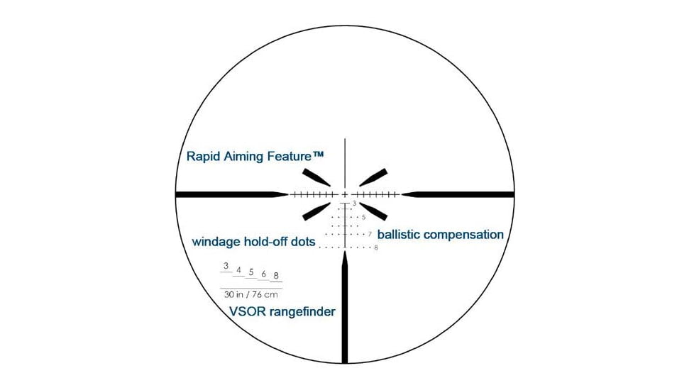 SAI Optics SAI 6 1-6x24mm Rifle Scope, 30mm, FFP, LED Rapid Aiming Reticle, Coyote Brown, RNG16-T170-C10