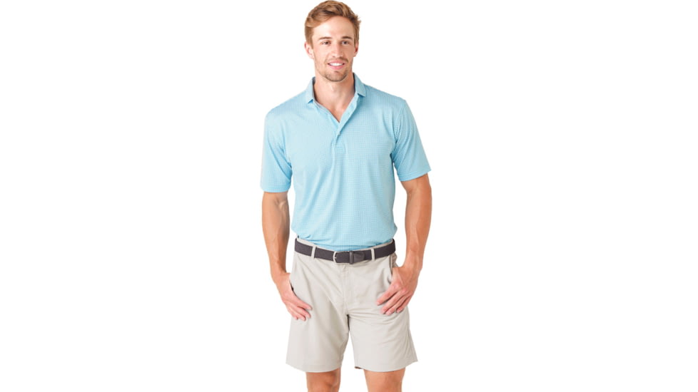 Saint Bernard Banks Dot Performance Pique Polo - Mens, ms-bas-dpie-polo