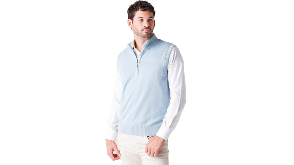 Saint Bernard Blount Quart-Zip Sweater Vest - Mens, ms-bloeater-vest