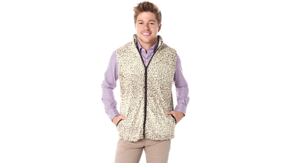 Saint Bernard Frosty Fleece Vest - Mens, ms-fro-fl-sbsff1061