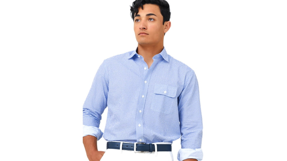 Saint Bernard Riley Polka Dot Sport Shirt - Mens, ms-rileyport-shirt