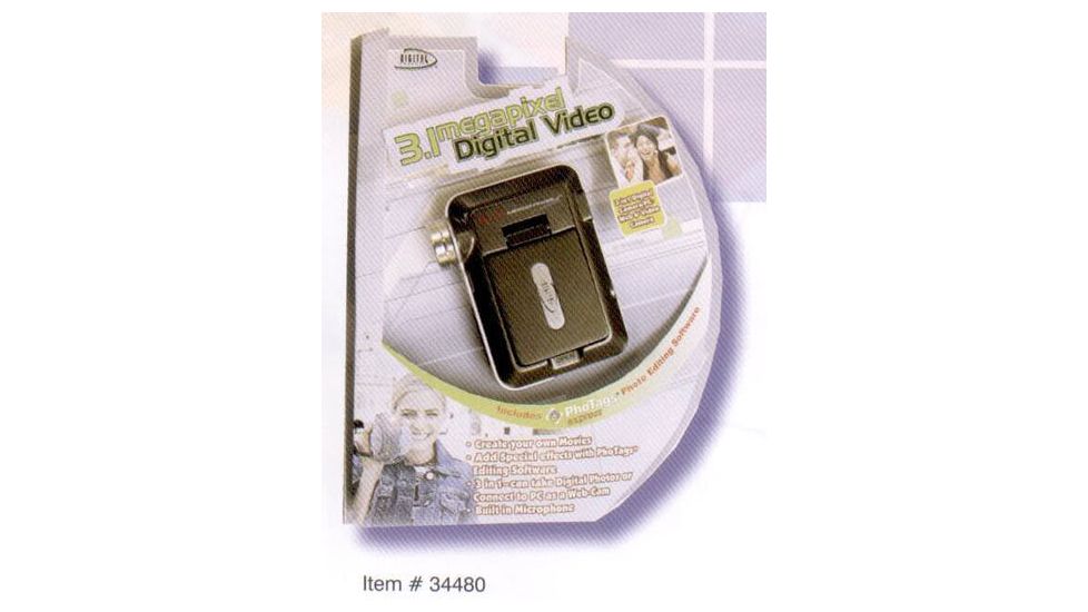 Sakar 3.1 MP Digital Video Camera MP3 Player Web-Camera w/ 2.0 inch TFT Screen and SD Slot 34480