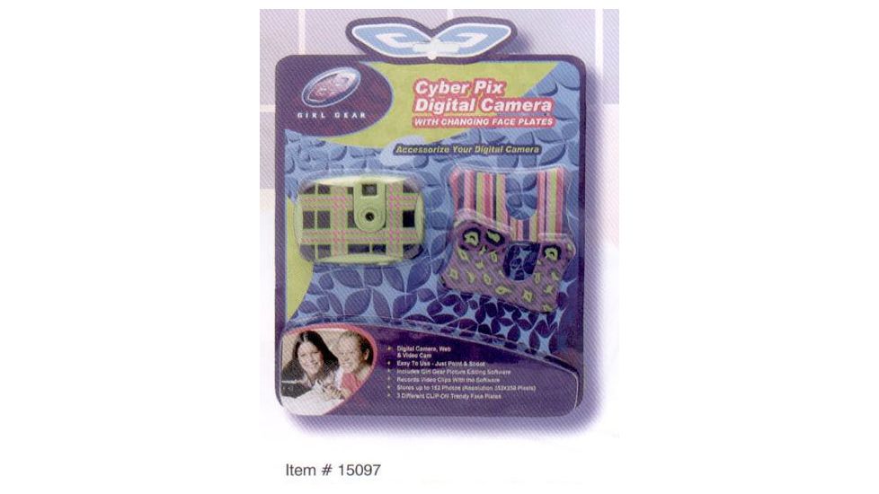 Sakar Girl Gear Digital Camera w/ Interchangeable Face Plates 15097