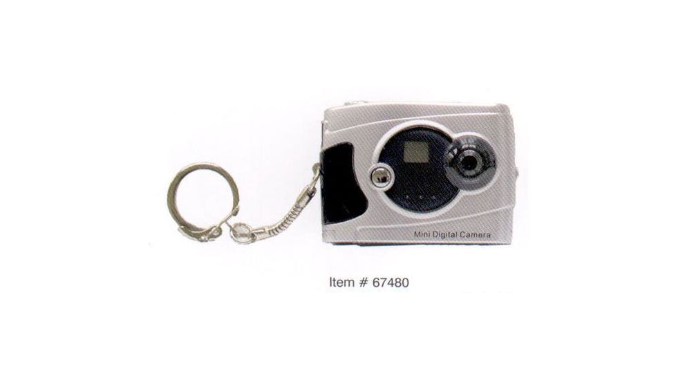 Sakar Keychain Digital Flash Camera w/ Voice Recorder 67480