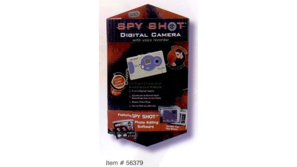 Sakar Spy Shot Keychain Web Cam 4 in 1 Digital Camera w/ Voice Recording 56379