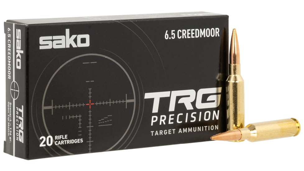 Sako Lapua Scenar L 6.5 Creedmoor 136 Grain Brass Cased Rifle Ammo, 20 Rounds, JAS-TRG65CM/136B