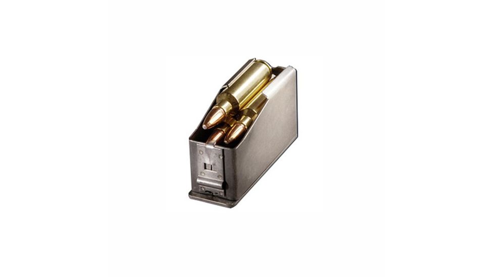 85, 4 Round Rifle Magazine, For Magazine Type F, Stainless Steel, Medium Action