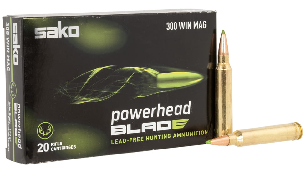 Sako 301 Win Mag, 170 Grain, Rifle Ammo, JASPHB300WM170B