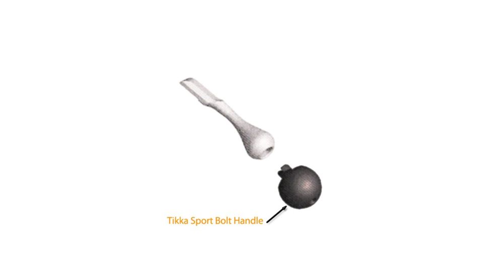Sport Bolt Handle for Tikka T3, Black, Extra Large