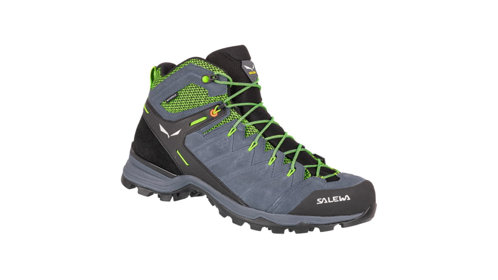Salewa Alp Mate Mid WP Hiking Boots - Mens, Ombre Blue/Pale Frog, 12.5, 00-0000061384-3862-12.5