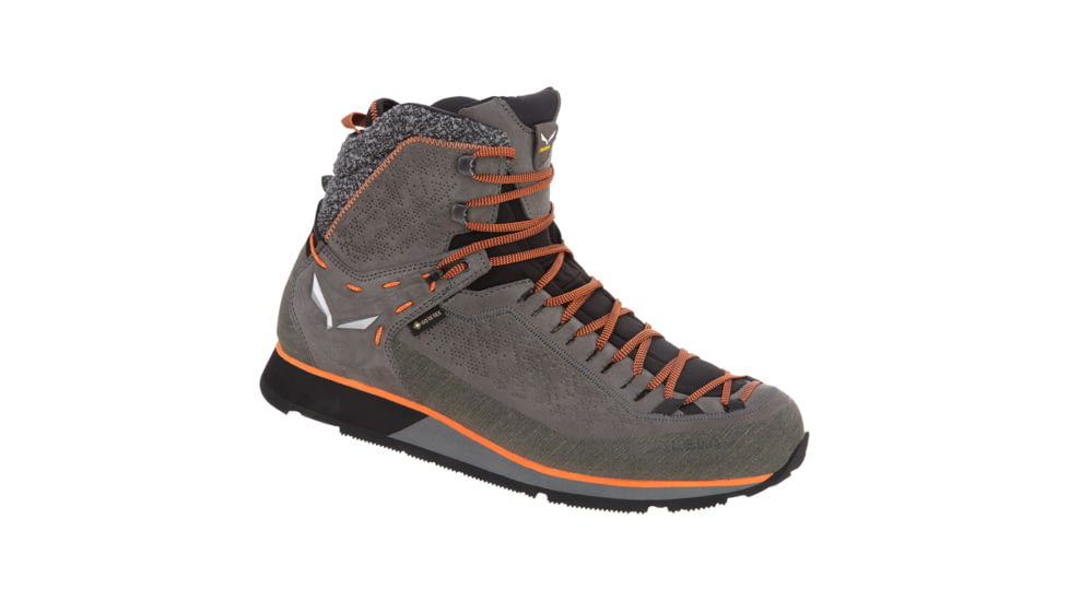 Salewa MTN Trainer 2 Winter GTX Hiking Shoes - Mens, Grey/Fluo Orange, 8.5, 00-0000061372-3845-8.5