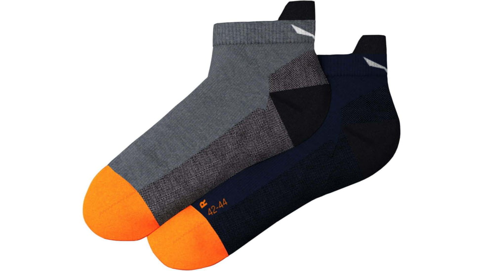 Salewa MTN Trainer Alpine Merino Low Sock - Mens, Navy Blazer, S, 00-0000069033-3961-S