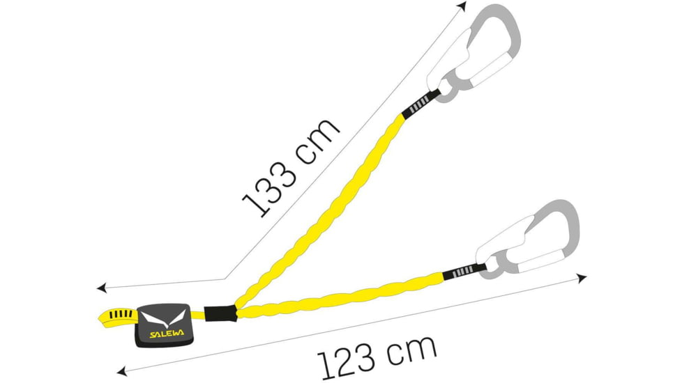 Salewa Via Ferrata Set Premium Attac, Silver/Royal Blue, 00-0000000972-5787