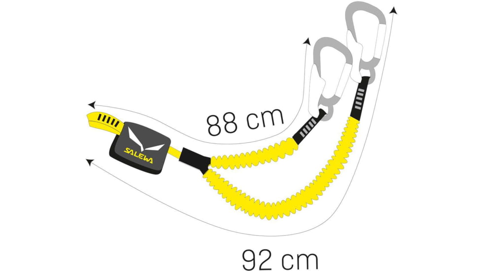 Salewa Via Ferrata Set Premium Attac, Silver/Royal Blue, 00-0000000972-5787