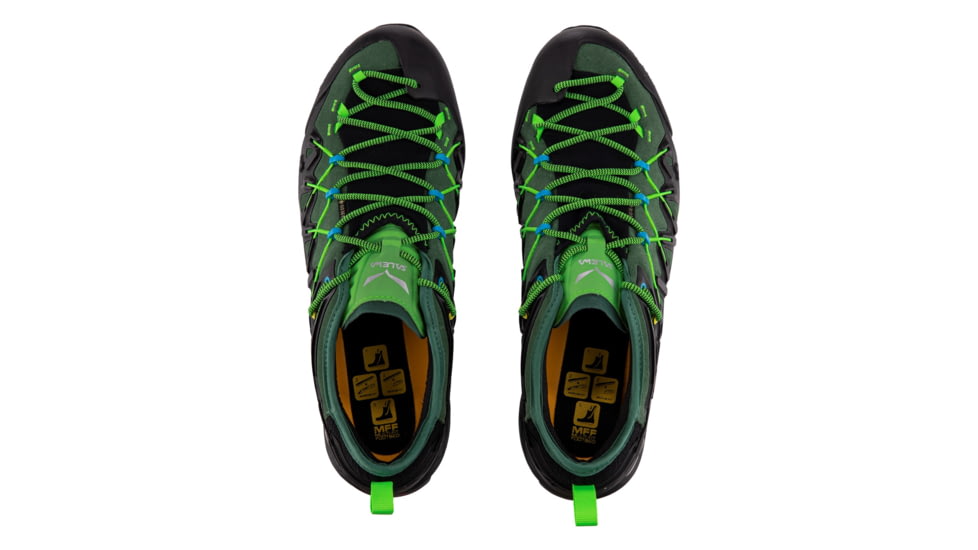 Salewa Wildfire Edge GTX Climbing Shoes - Mens, Myrtle/Fluo Green, 8, 00-0000061375-5949-8