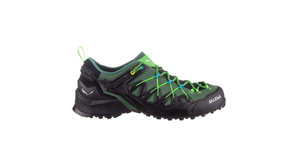 Salewa Wildfire Edge GTX Climbing Shoes - Mens, Myrtle/Fluo Green, 8, 00-0000061375-5949-8